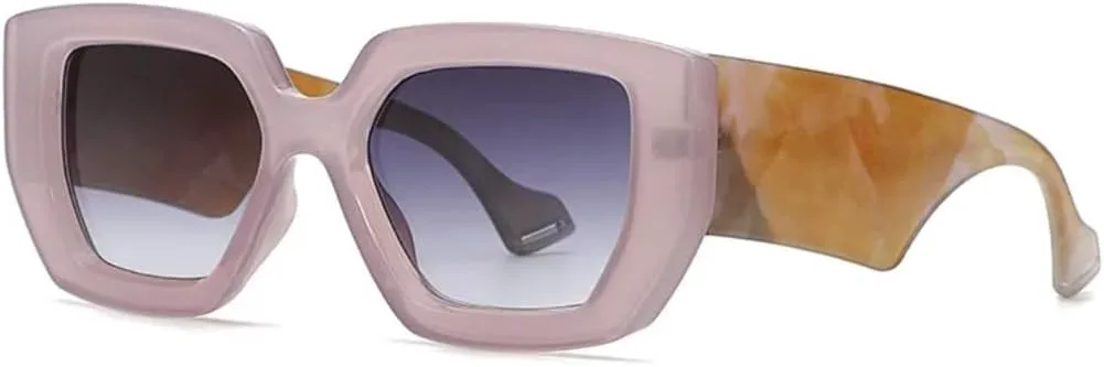 Разноцветные квадратные солнцезащитные очки для женщин с широкими дужками, мужские дорожные солнцезащитные очки с защитой от УФ-излучения UV400 UATXTAU, Purple
Разноцветные квадратные солнцезащитные очки для женщин с широкими дужками, мужские дорожные солнцезащитные очки с защитой от УФ-излучения UV400 UATXTAU, Purple