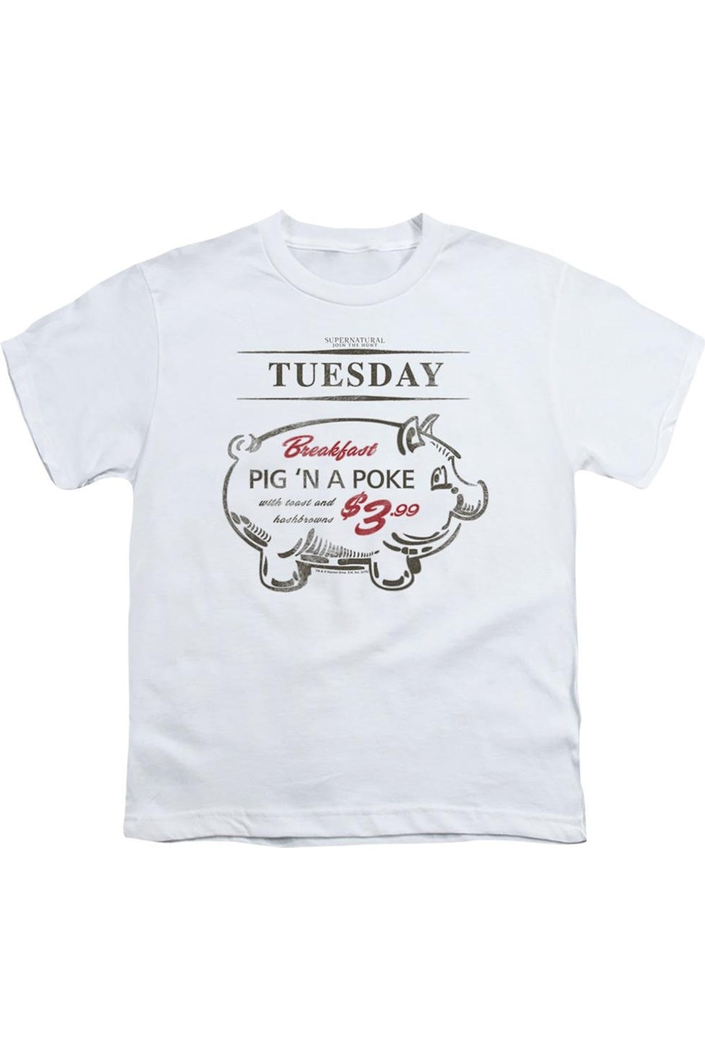 Футболка с коротким рукавом для детей Supernatural Pig N Poke Gildan, белый
Футболка с коротким рукавом для детей Supernatural Pig N Poke Gildan, белый