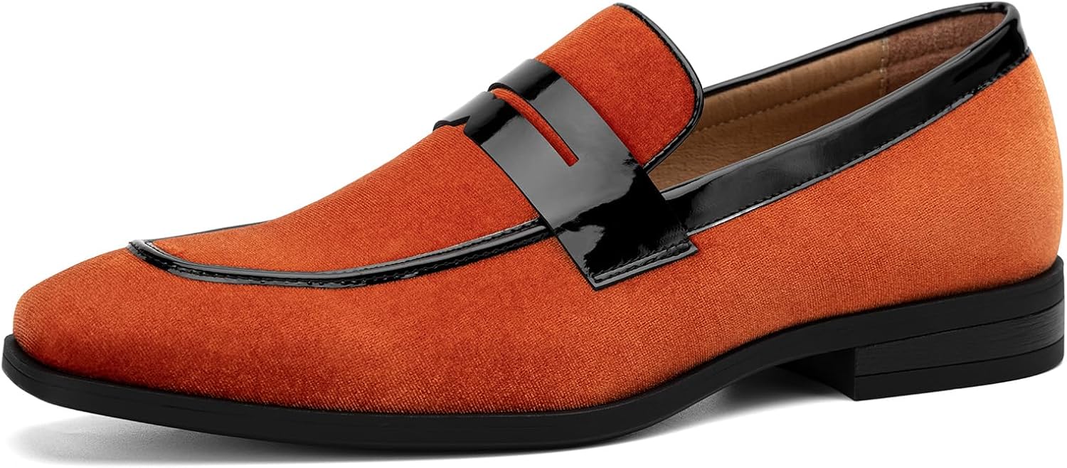 Мужские бархатные лоферы JITAI, классические туфли для мужчин, лоферы под смокинг, оранжевый
Мужские бархатные лоферы JITAI, классические туфли для мужчин, лоферы под смокинг, оранжевый
