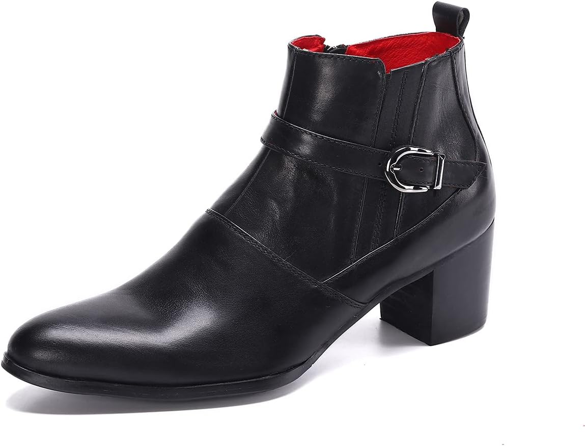 Мужские повседневные вестерн-ботинки Santimon Chelsea - натуральная кожа, молния сбоку, ковбойские ботинки до щиколотки для выпускного, танцевального зала, вечеринок, диско и свадьбы, черный
Мужские повседневные вестерн-ботинки Santimon Chelsea - натуральная кожа, молния сбоку, ковбойские ботинки до щиколотки для выпускного, танцевального зала, вечеринок, диско и свадьбы, черный