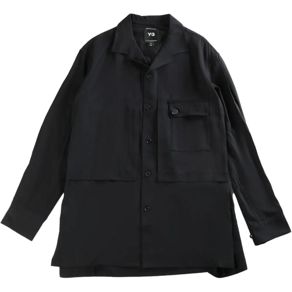 Рубашка Y 3 с тремя пуговицами в стиле твил Y-3, черный
Рубашка Y 3 с тремя пуговицами в стиле твил Y-3, черный