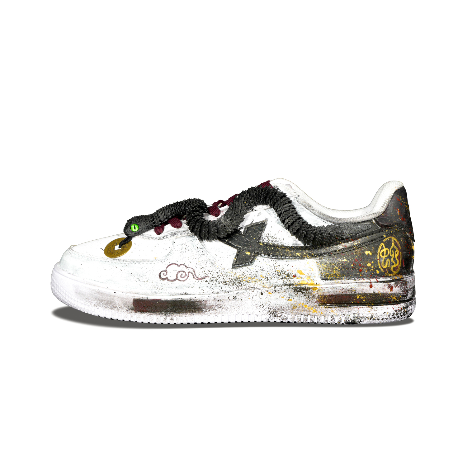 XTEP Кроссовки Air Force One с амортизацией, противоскользящие, низкие, для скейтбординга, мужские, бело-зелено-черные, цвет White Green Black
XTEP Кроссовки Air Force One с амортизацией, противоскользящие, низкие, для скейтбординга, мужские, бело-зелено-черные, цвет White Green Black