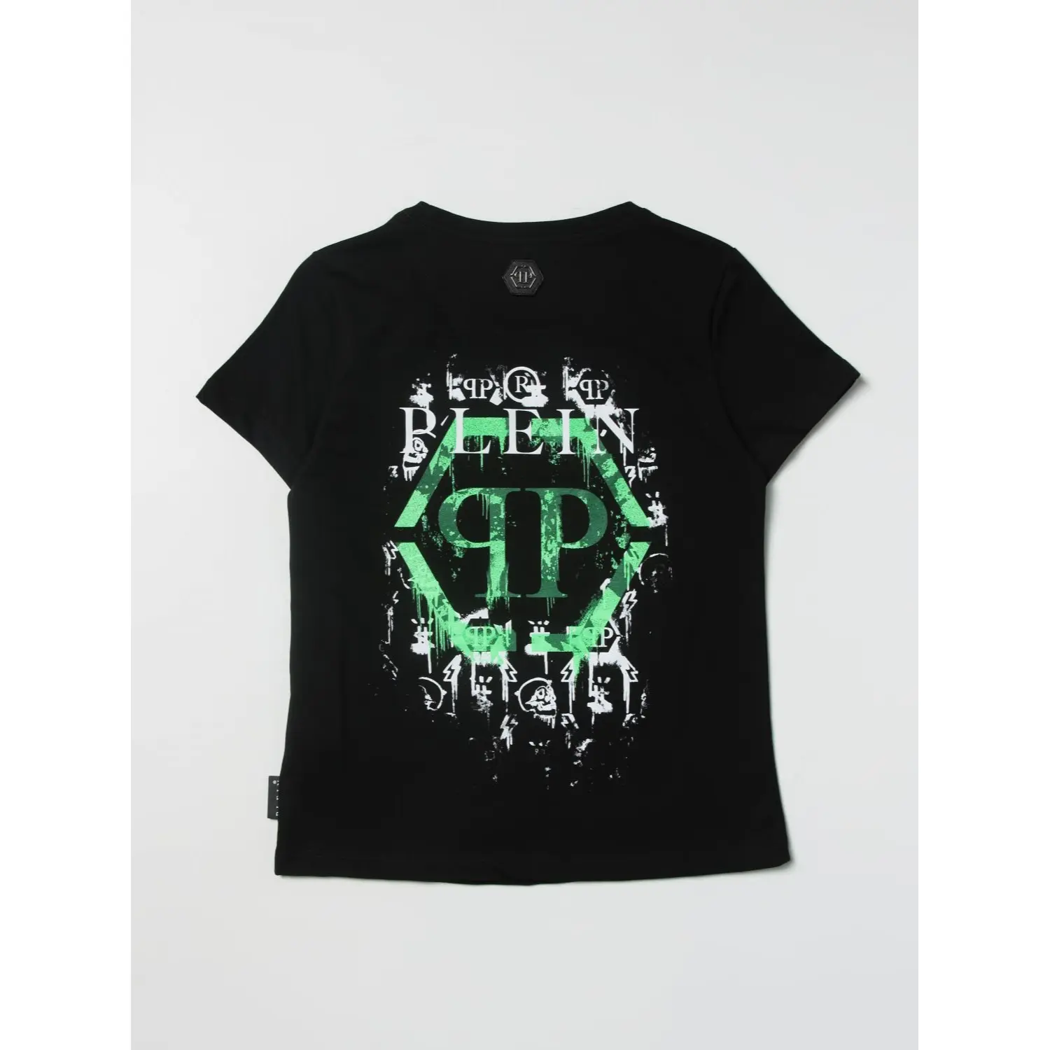 Черная футболка с логотипом Philipp Plein, черный
Черная футболка с логотипом Philipp Plein, черный