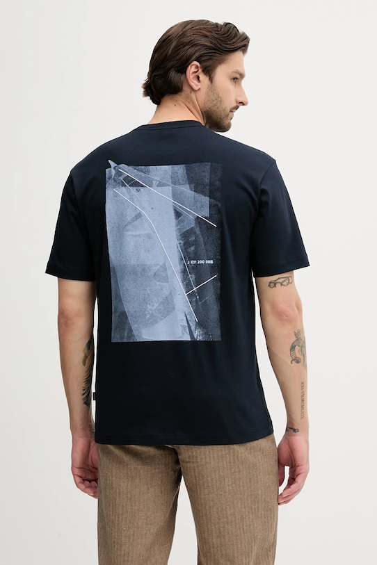 Хлопковая футболка Boss Orange, темно-синий
Хлопковая футболка Boss Orange, темно-синий