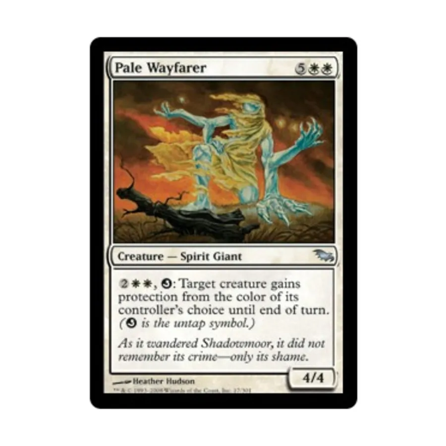 CCG Бледный странник (U) (фольга), MTG - Shadowmoor
CCG Бледный странник (U) (фольга), MTG - Shadowmoor