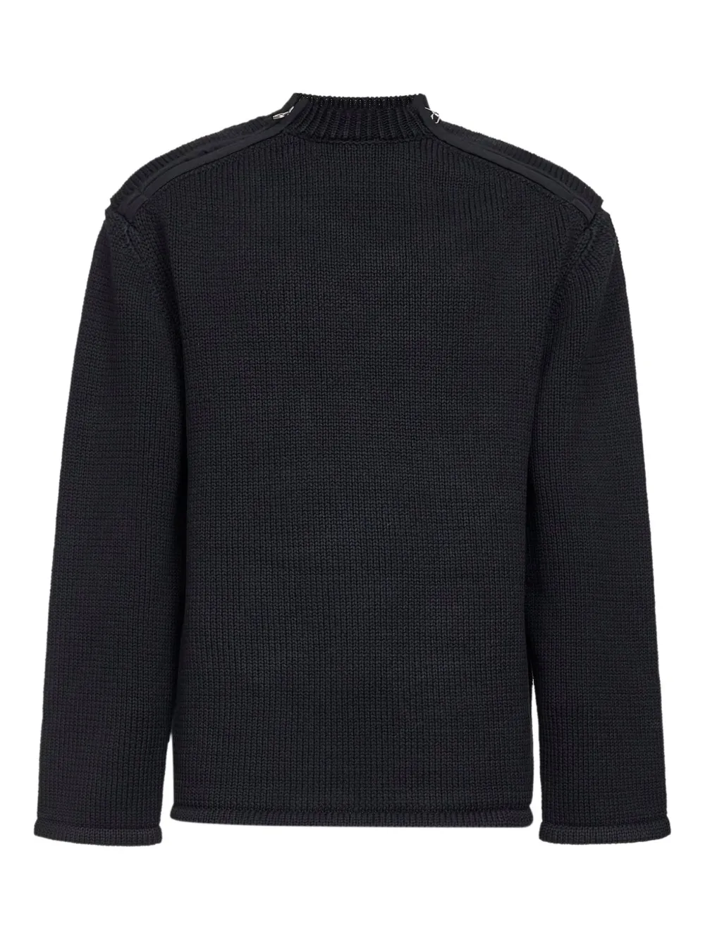 Свитер на молнии с рукавами реглан Oamc Peacemaker, черный
Свитер на молнии с рукавами реглан Oamc Peacemaker, черный