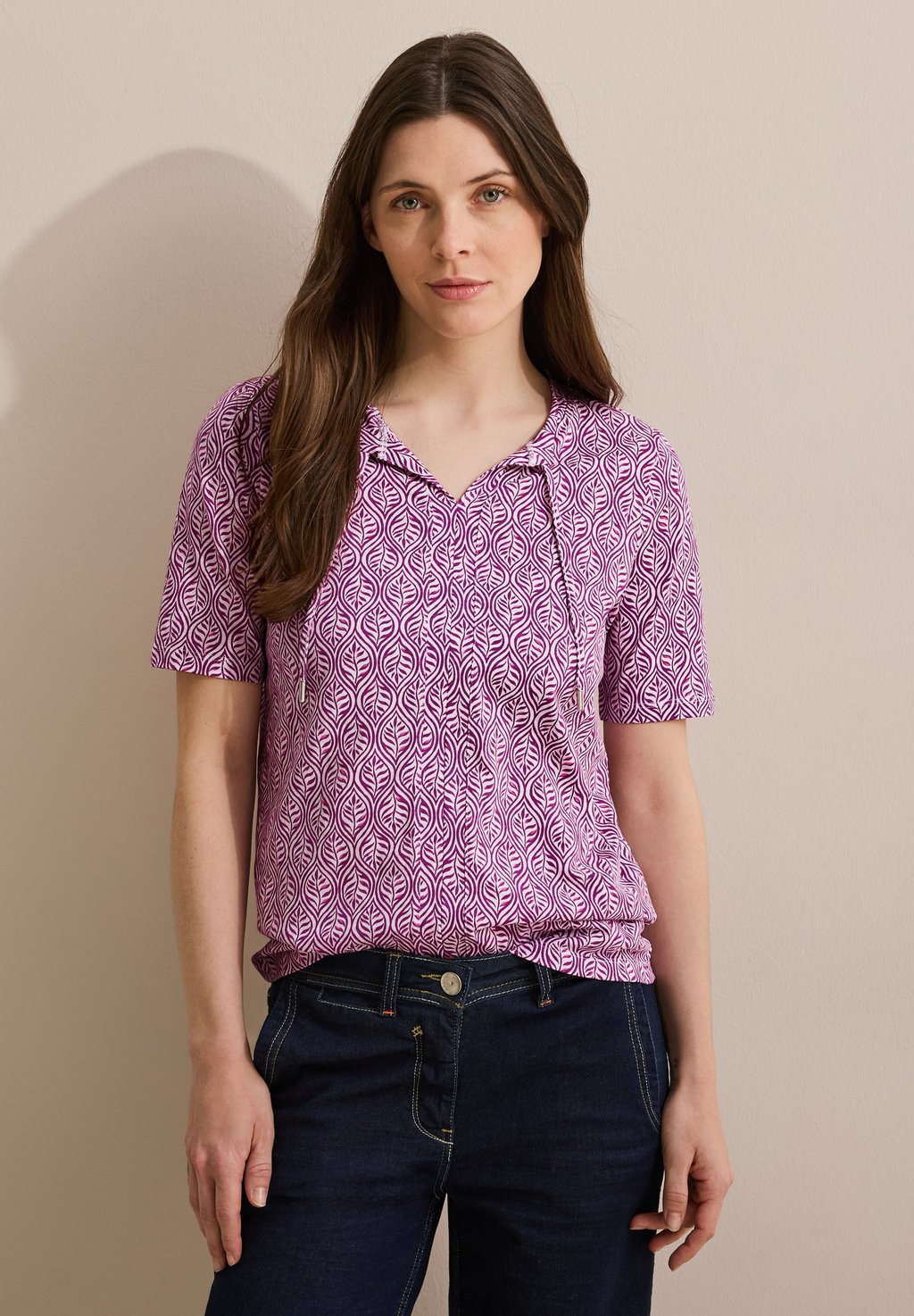 Рубашка с принтом Cecil, белый
Рубашка с принтом Cecil, белый