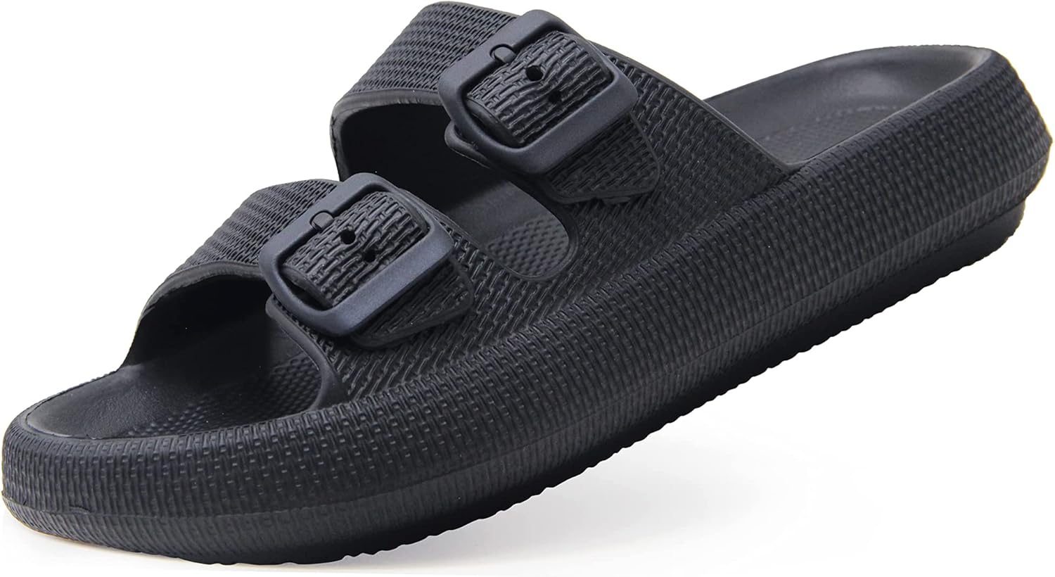 Домашние тапочки Asifn для женщин и мужчин, босоножки для душа и пляжа, мягкая подошва, толстая пена, двойная пряжка, регулируемая обувь для улицы, черный
Домашние тапочки Asifn для женщин и мужчин, босоножки для душа и пляжа, мягкая подошва, толстая пена, двойная пряжка, регулируемая обувь для улицы, черный
