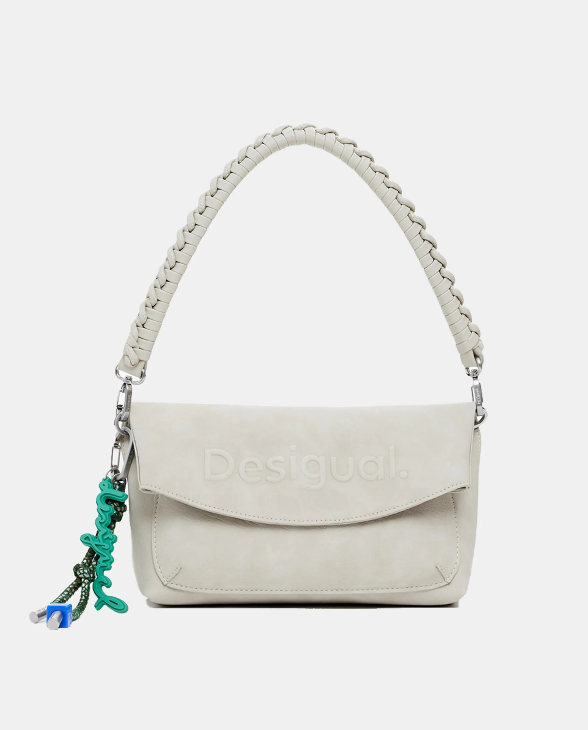 Сумка с 3D логотипом на клапане среднего размера Desigual, серый
Сумка с 3D логотипом на клапане среднего размера Desigual, серый