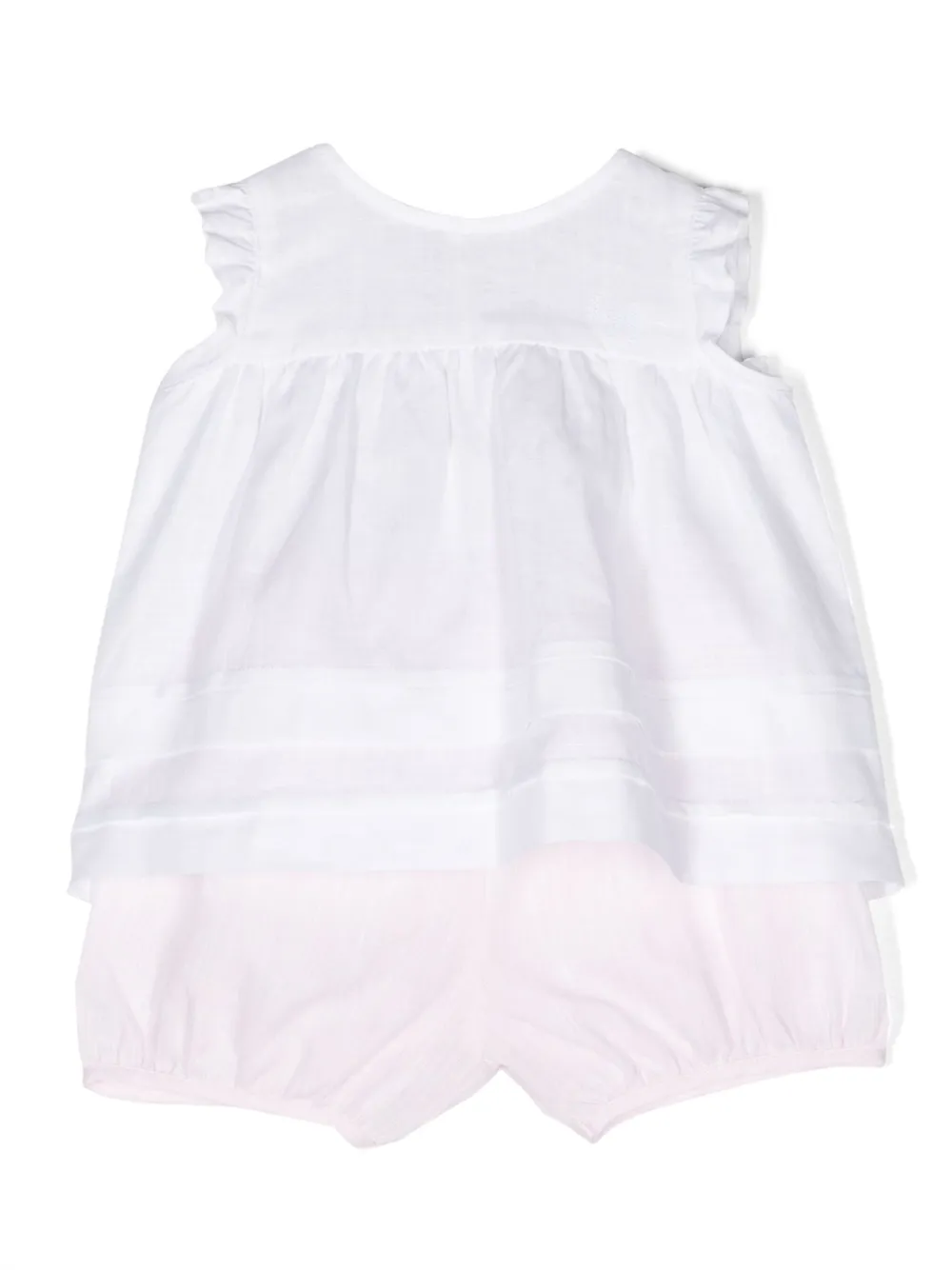 Комплект из платья и блумеров Il Gufo, белый
Комплект из платья и блумеров Il Gufo, белый