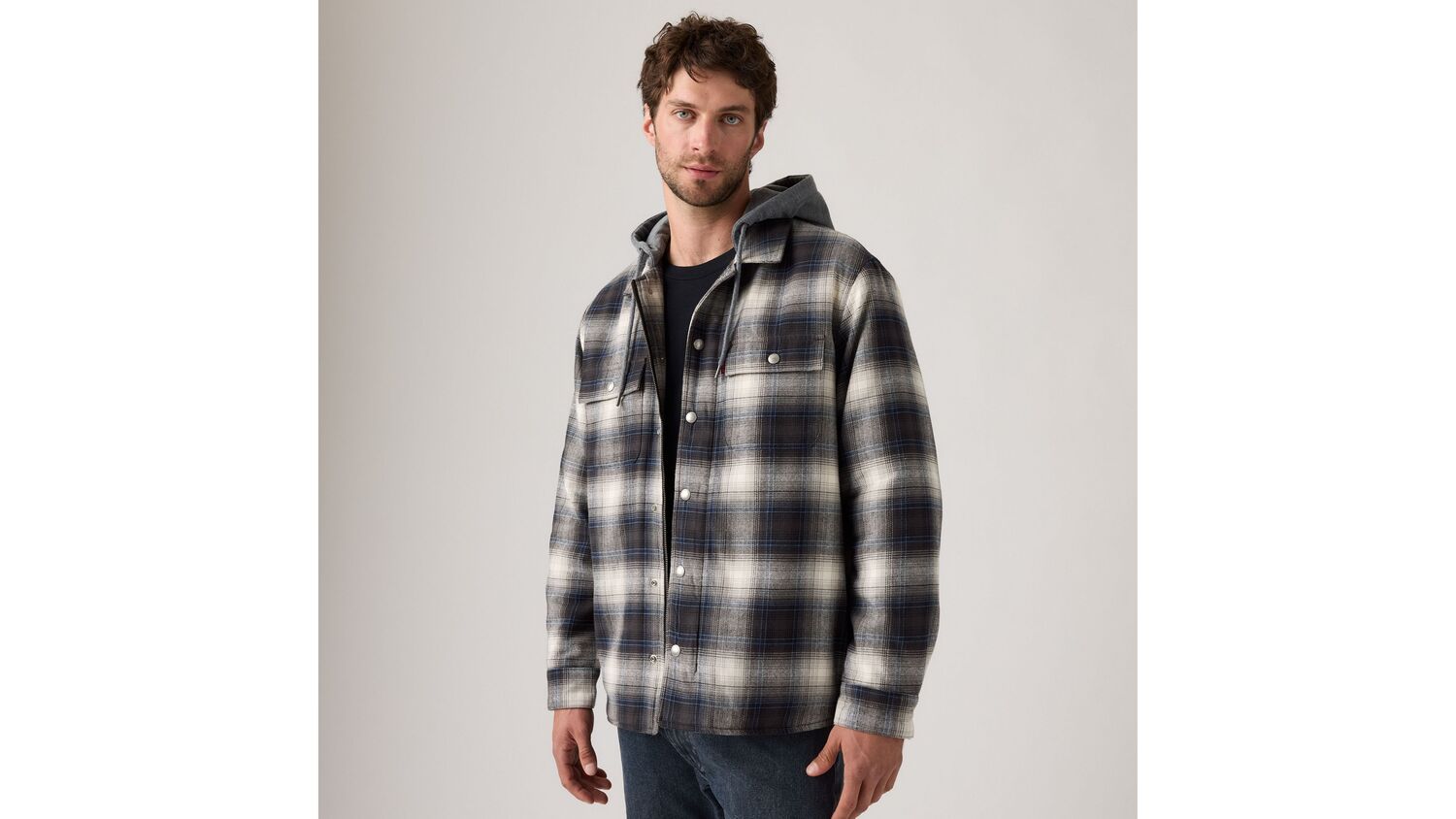 Фланелевая куртка Francisco Sherpa Levi's, Warwick Plaid Dark Phantom - Grey
Фланелевая куртка Francisco Sherpa Levi's, Warwick Plaid Dark Phantom - Grey