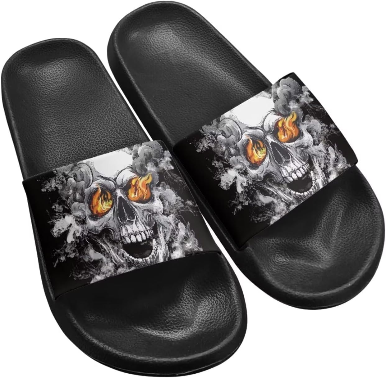 Мужские шлепанцы Twousenru с забавным стильным узором черепа, противоскользящие, быстро сохнущие для душа, EVA, удобные для путешествий, домашние и уличные, Smoke & Skull
Мужские шлепанцы Twousenru с забавным стильным узором черепа, противоскользящие, быстро сохнущие для душа, EVA, удобные для путешествий, домашние и уличные, Smoke & Skull