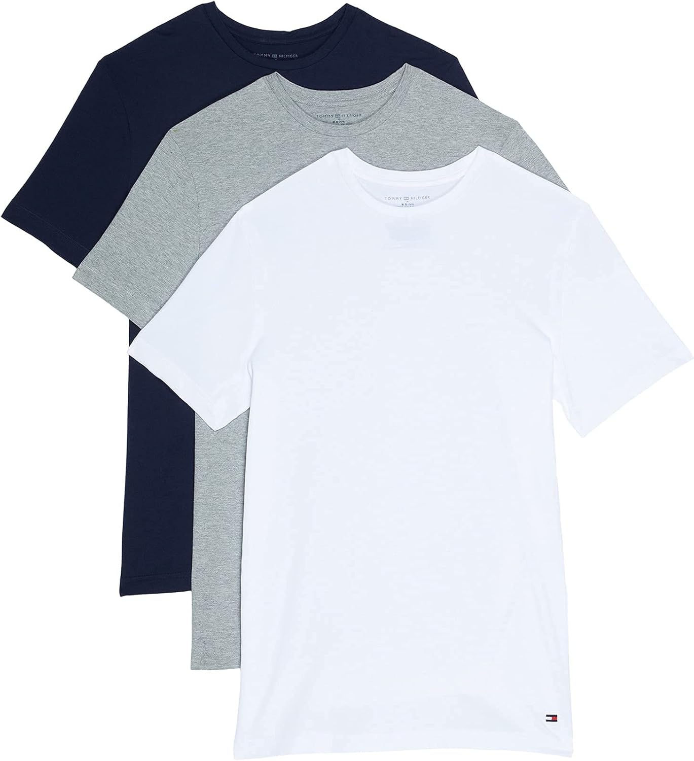 Мужские майки Tommy Hilfiger, набор классических хлопковых футболок с круглым вырезом, Multi
Мужские майки Tommy Hilfiger, набор классических хлопковых футболок с круглым вырезом, Multi