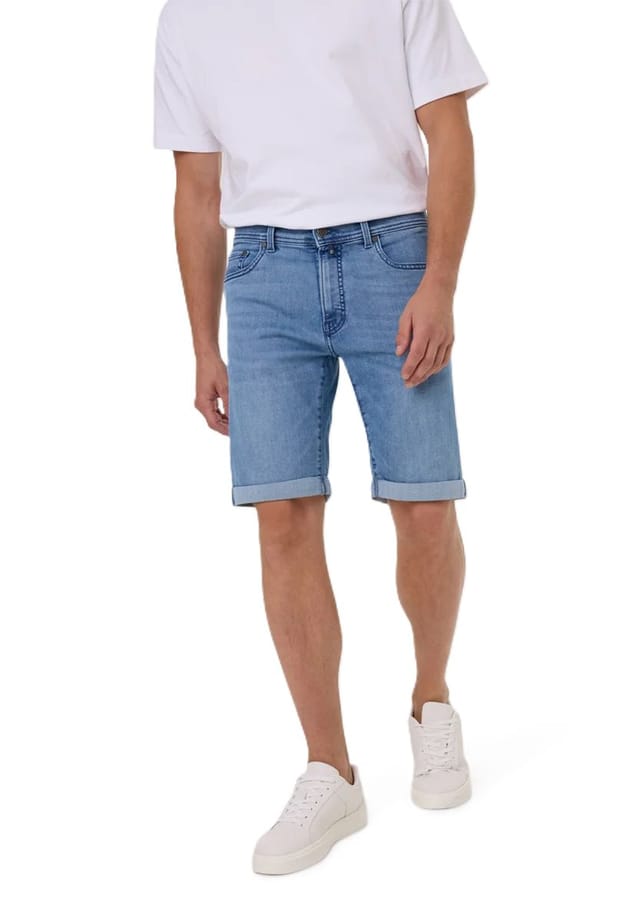 Шорты-Бермуды из денима с пятью карманами Pierre Cardin, голубой
Шорты-Бермуды из денима с пятью карманами Pierre Cardin, голубой