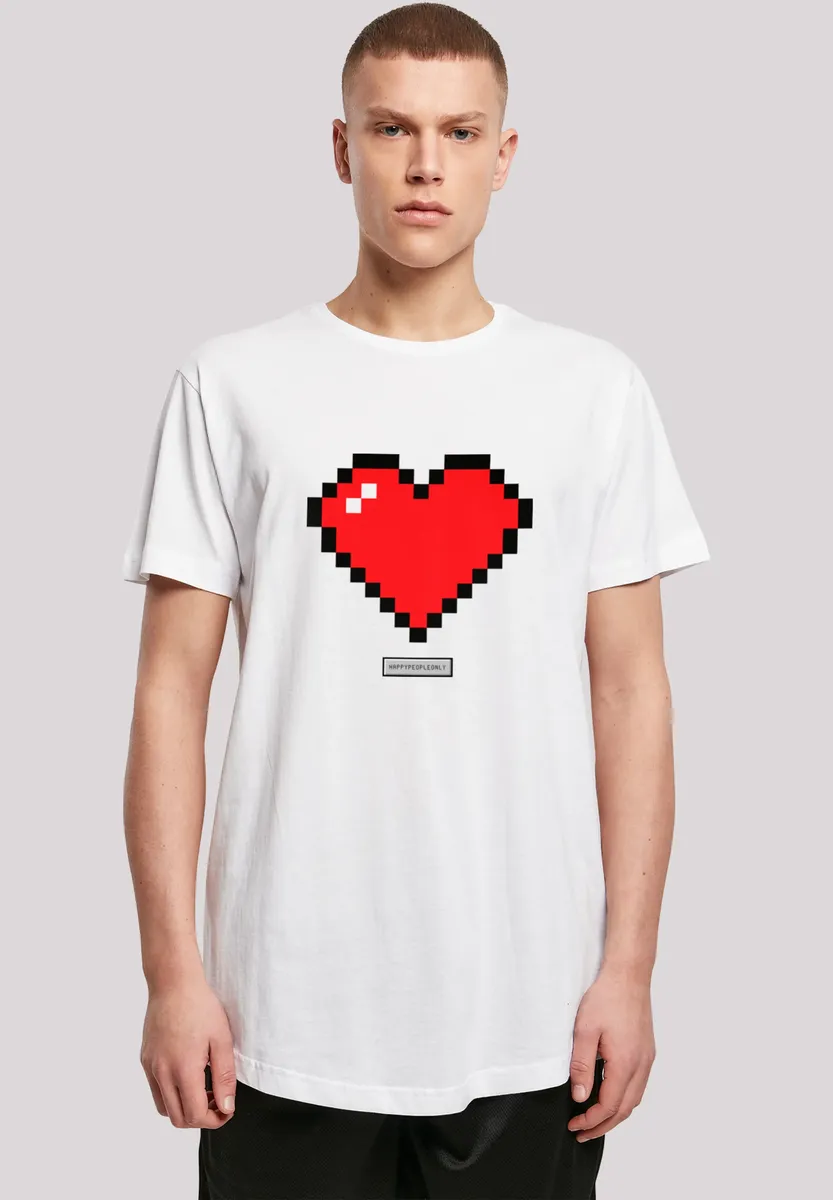 Футболка F4NT4STIC "Pixel Heart Good Vibes Happy People", принт, белый
Футболка F4NT4STIC "Pixel Heart Good Vibes Happy People", принт, белый