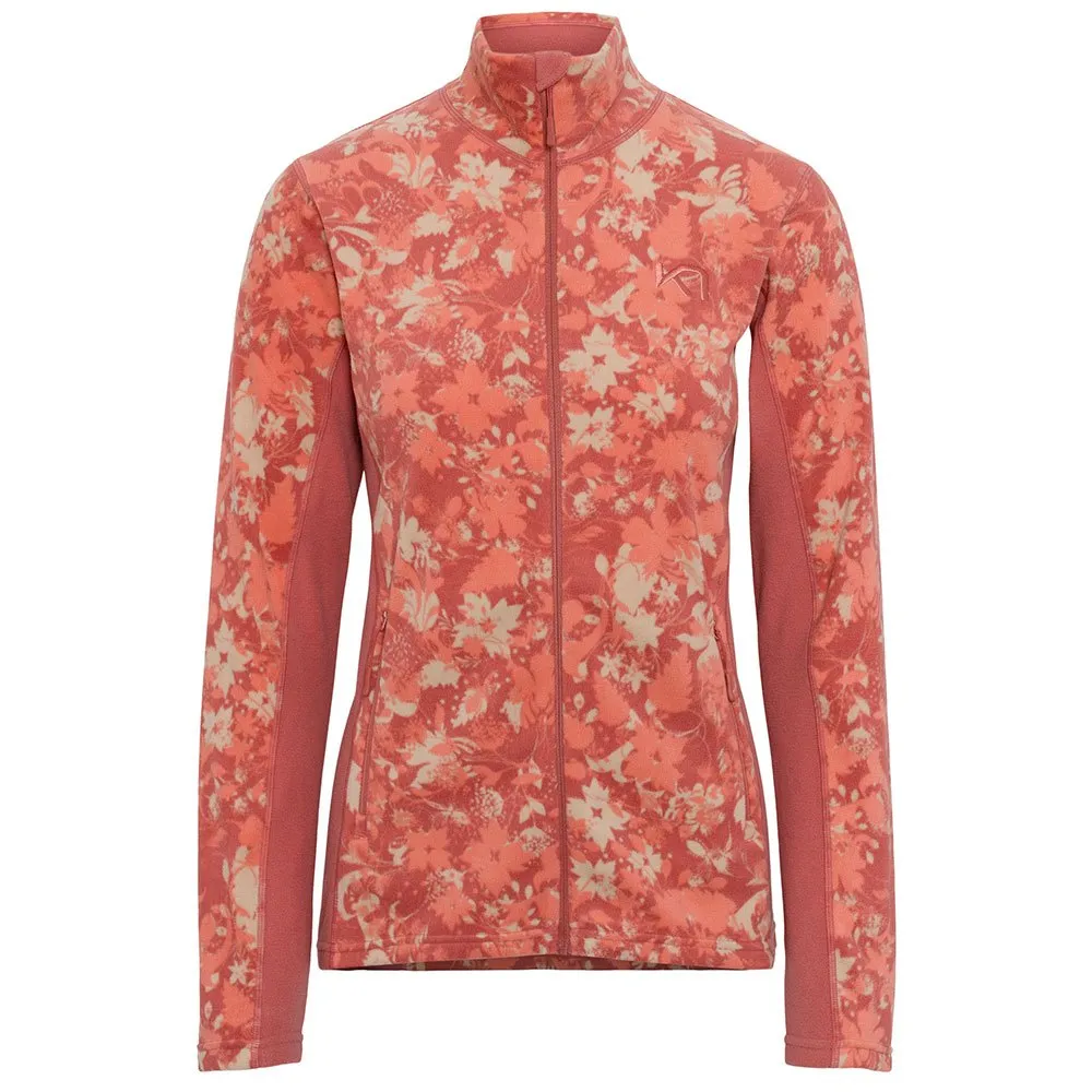 Флис Kari Traa Thalena full zip, оранжевый 
Флис Kari Traa Thalena full zip, оранжевый