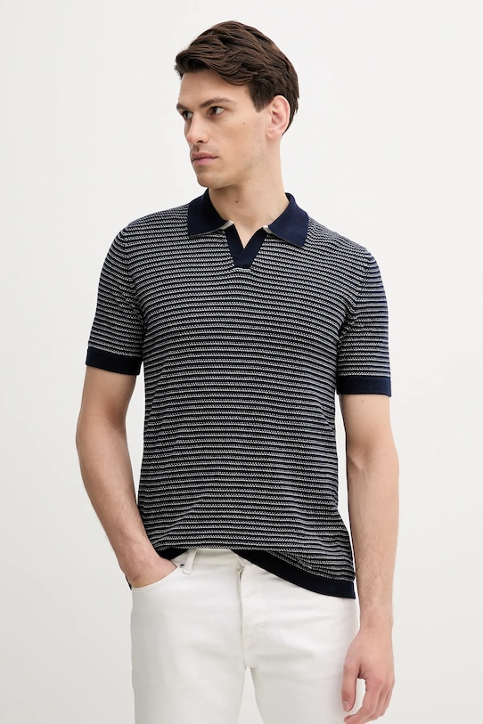 Хлопковая поло United Colors Of Benetton, темно-синий
Хлопковая поло United Colors Of Benetton, темно-синий