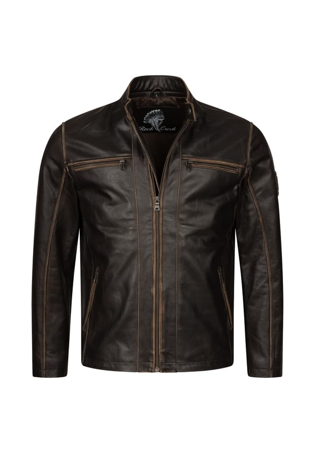 Кожаная куртка куртка Rock Creek, коричневый
Кожаная куртка куртка Rock Creek, коричневый