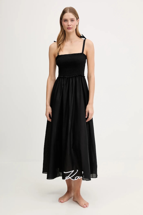 Хлопковое платье Karl Lagerfeld, черный
Хлопковое платье Karl Lagerfeld, черный