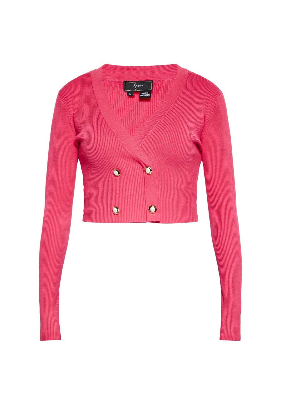 Вязаный кардиган faina Knit Cardigan, розовый
Вязаный кардиган faina Knit Cardigan, розовый