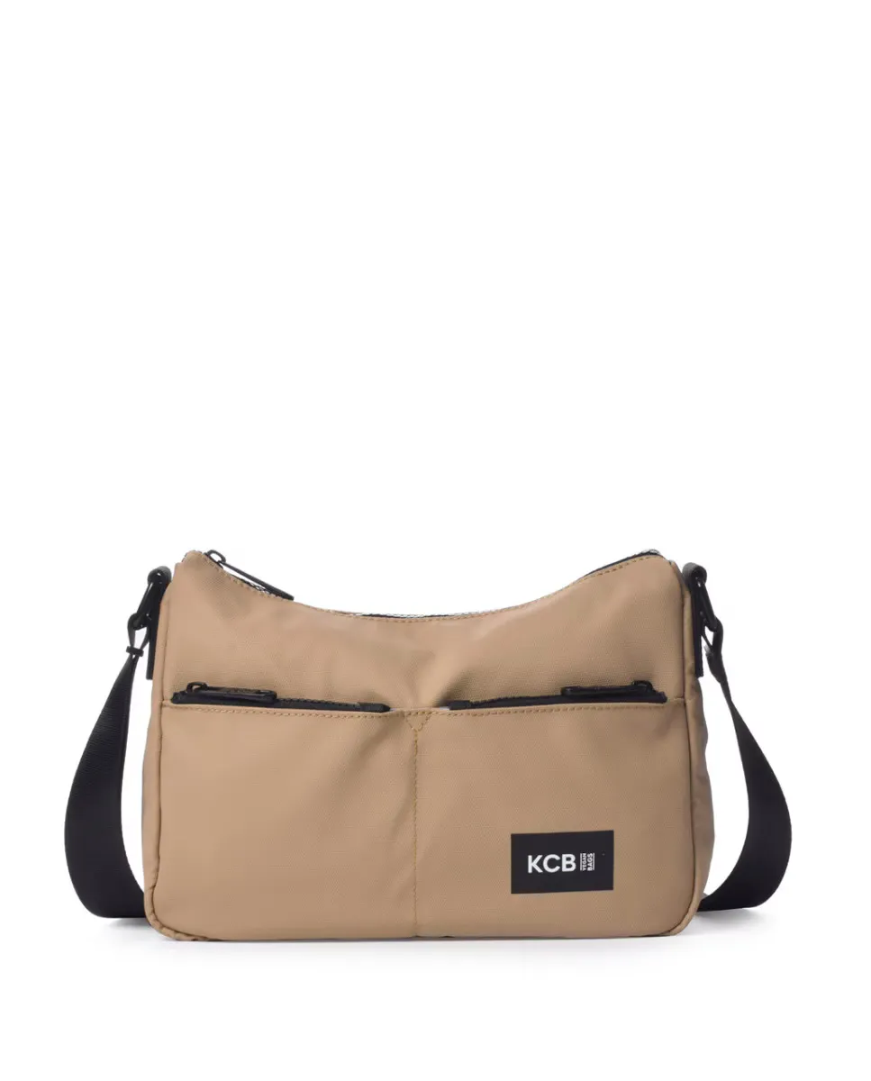 Большая двойная сумка через плечо Kcb, цвет Topo 
Большая двойная сумка через плечо Kcb, цвет Topo