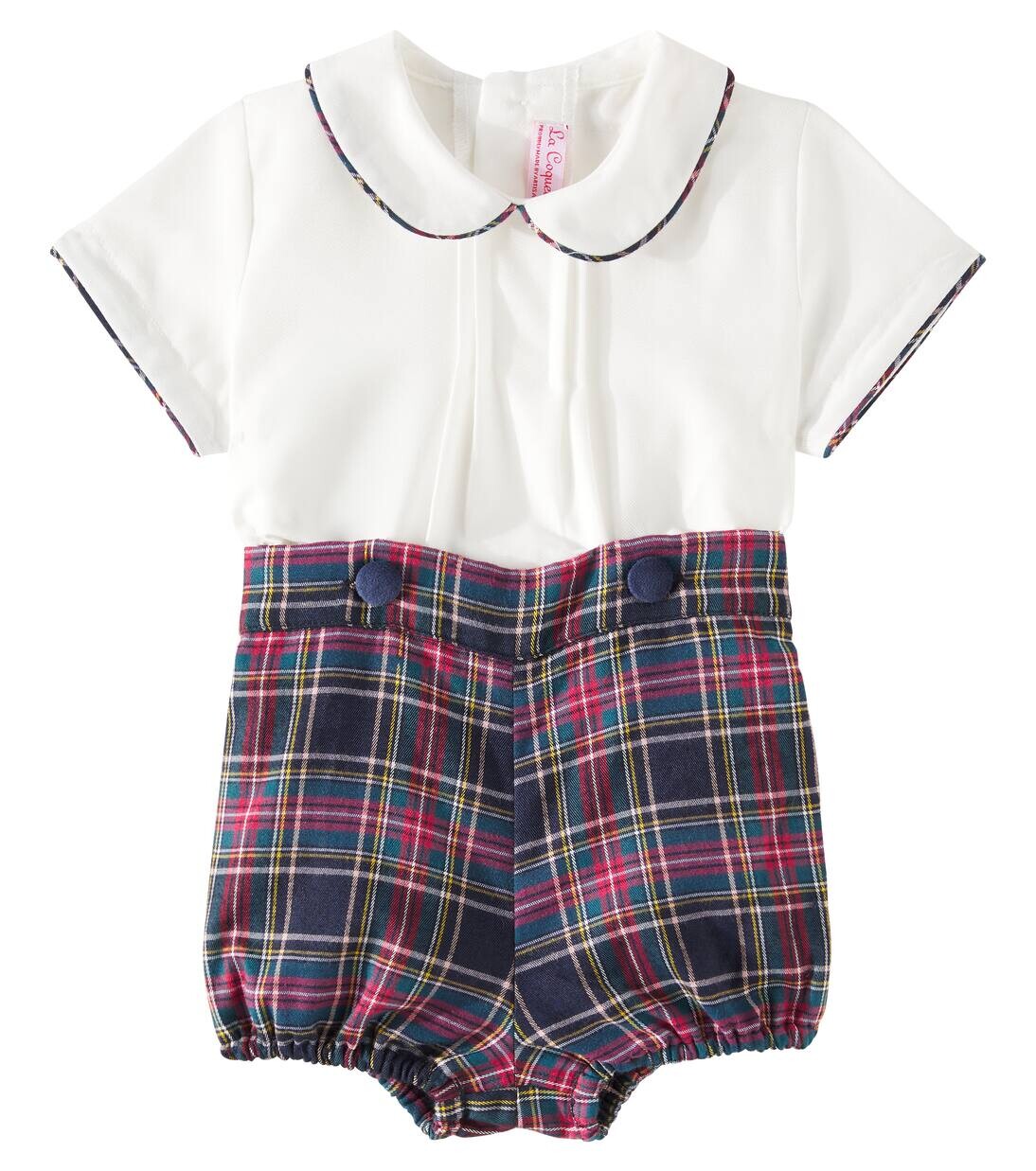 Комплект из толстовки и спортивных штанов Baby Pablo Tartan La Coqueta, цвет navy tartan 
Комплект из толстовки и спортивных штанов Baby Pablo Tartan La Coqueta, цвет navy tartan