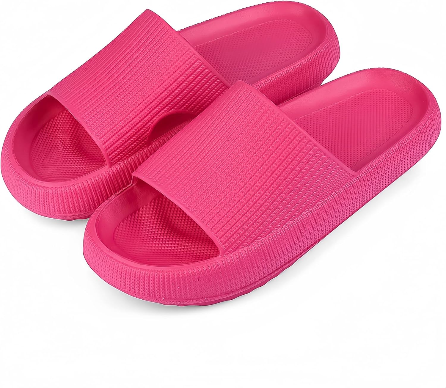 Шлепацы для женщин и мужчин, подушка, тапочки, шлепанцы для душа, домашние шлепанцы, быстросохнущие, с нескользящей толстой пеной Vonmay, фуксия
Шлепацы для женщин и мужчин, подушка, тапочки, шлепанцы для душа, домашние шлепанцы, быстросохнущие, с нескользящей толстой пеной Vonmay, фуксия