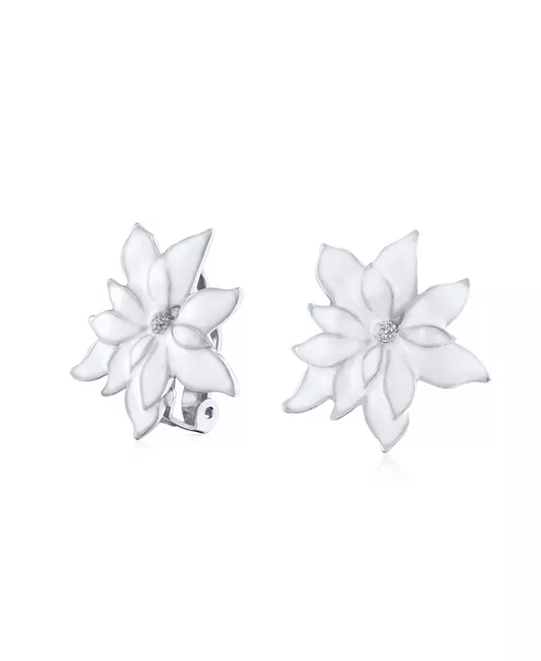 Крупная эффектная брошь-клипса в виде пуансеттии, комплект из белых и красных эмалевых украшений Bling Jewelry, white
Крупная эффектная брошь-клипса в виде пуансеттии, комплект из белых и красных эмалевых украшений Bling Jewelry, white