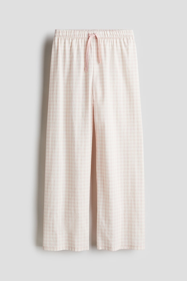 Брюки из хлопкового поплина H&M, мультиколор 
Брюки из хлопкового поплина H&M, мультиколор