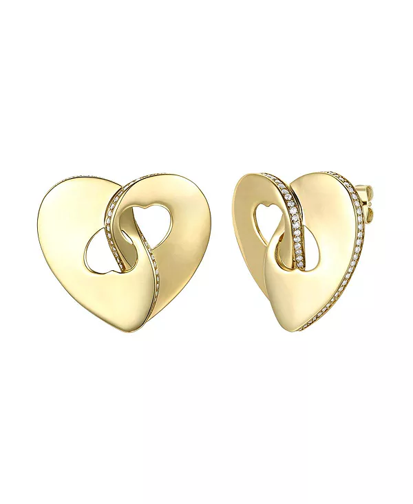 Серьги-Гвоздики с современными абстрактными цветами, покрытые 14-каратным золотом и кубическим цирконием Rachel Glauber, gold
Серьги-Гвоздики с современными абстрактными цветами, покрытые 14-каратным золотом и кубическим цирконием Rachel Glauber, gold