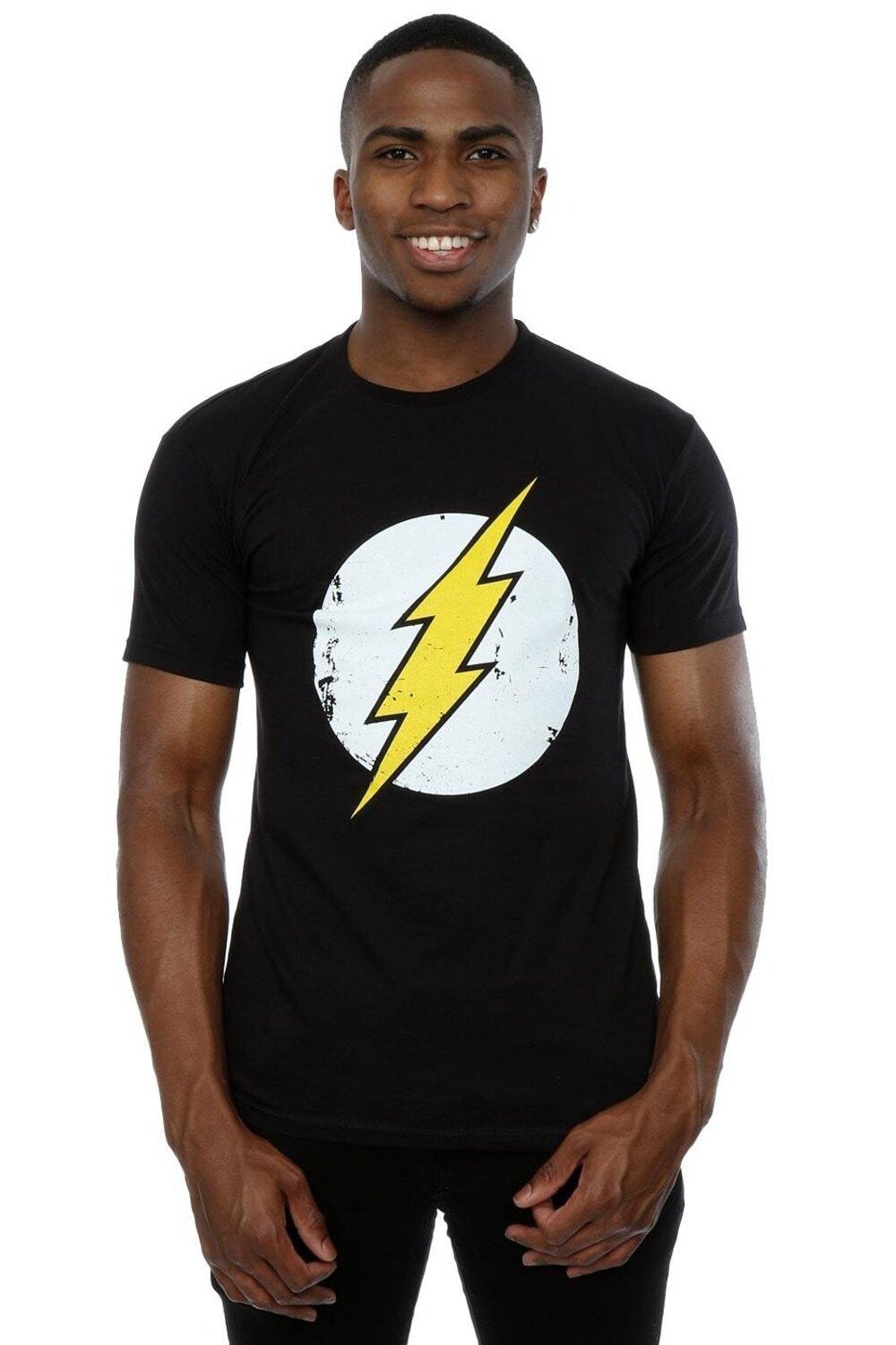Футболка с потертым логотипом Flash DC Comics, черный
Футболка с потертым логотипом Flash DC Comics, черный