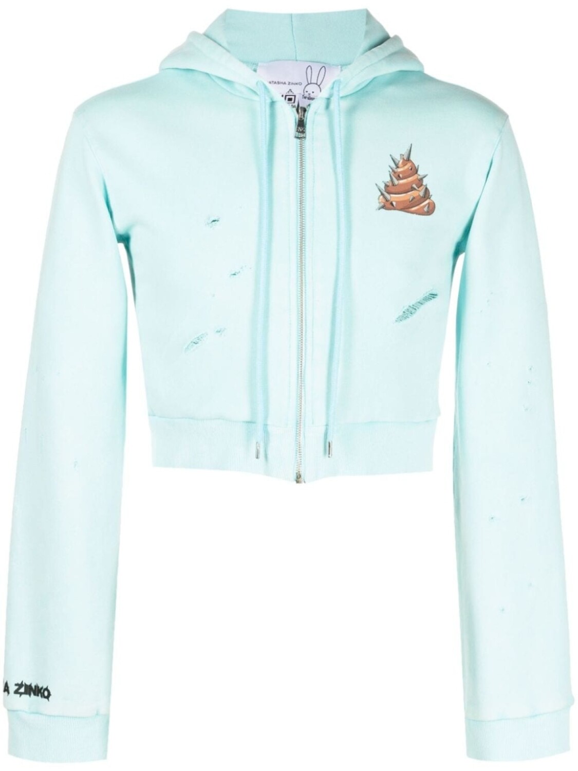 Natasha Zinko худи на молнии, синий
Natasha Zinko худи на молнии, синий