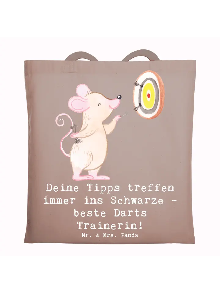 Сумка для переноски Mr & Mrs Panda Beste Darts Trainerin, пастельно-коричневый
Сумка для переноски Mr & Mrs Panda Beste Darts Trainerin, пастельно-коричневый