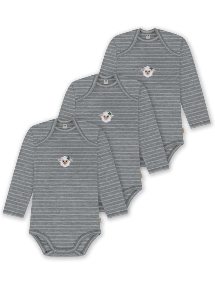 Normani Outdoor Sports Комплект из 3 детских боди с длинными рукавами из мериносовой шерсти, цвет серый в полоску, Окленд
Normani Outdoor Sports Комплект из 3 детских боди с длинными рукавами из мериносовой шерсти, цвет серый в полоску, Окленд