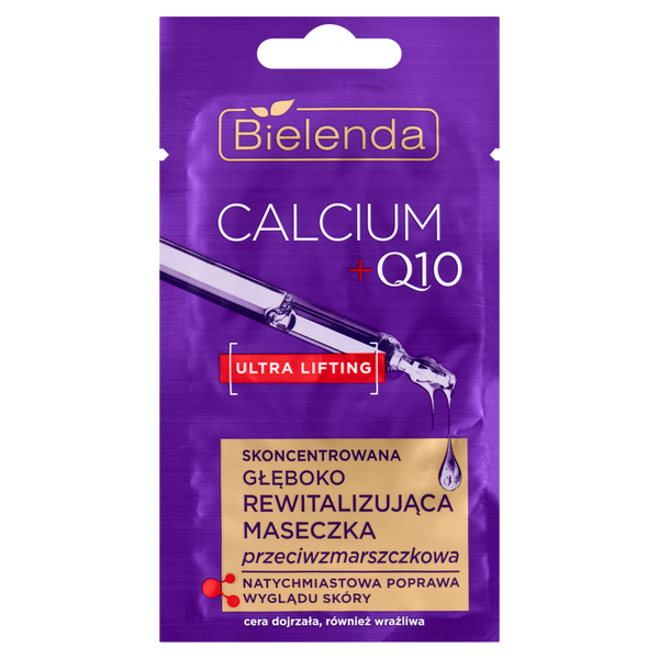 Маска для лица глубоко восстанавливающая против морщин, 8 г Bielenda Calcium+Q10
Маска для лица глубоко восстанавливающая против морщин, 8 г Bielenda Calcium+Q10