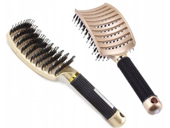 Щетка для волос Boar Vent с щетиной кабана, золото Deni Carte
Щетка для волос Boar Vent с щетиной кабана, золото Deni Carte