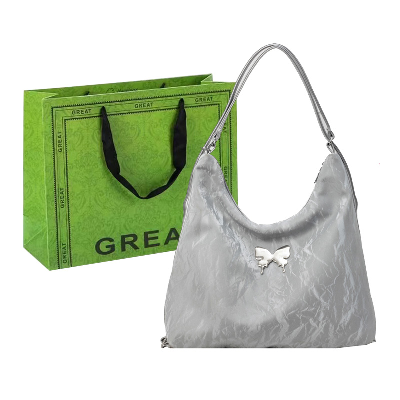 RUIPAI Женский рюкзак через плечо, Silver+Shopping Bag
RUIPAI Женский рюкзак через плечо, Silver+Shopping Bag