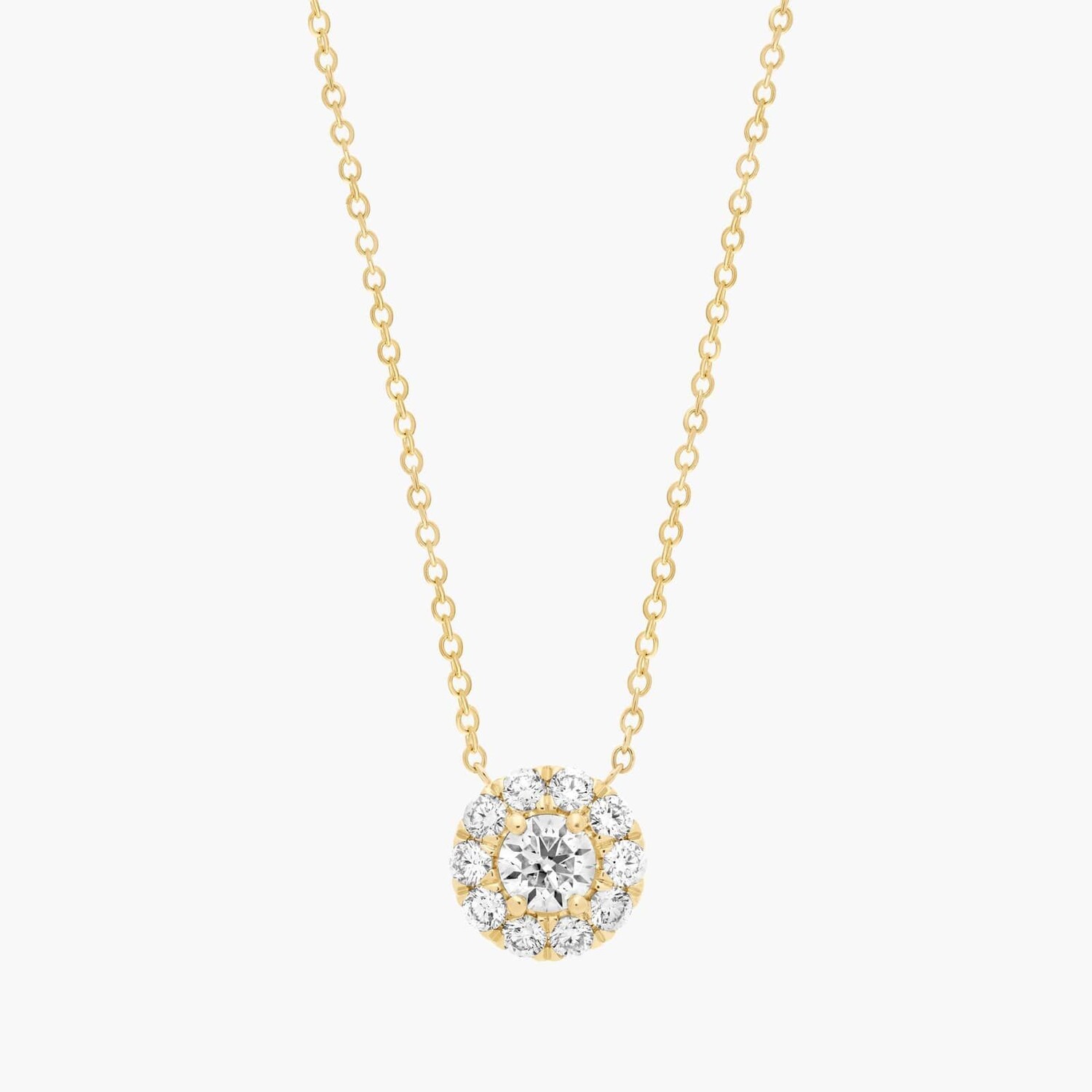 Подвеска с выращенным в лаборатории бриллиантом Halo из желтого золота 14 карат (1/2 карата, два цвета - FG / VS2-SI1) Blue Nile
Подвеска с выращенным в лаборатории бриллиантом Halo из желтого золота 14 карат (1/2 карата, два цвета - FG / VS2-SI1) Blue Nile