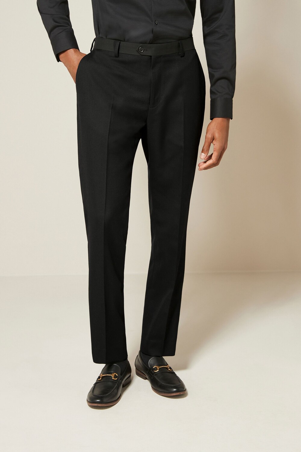 Фактурные костюмные брюки Next, черный
Фактурные костюмные брюки Next, черный