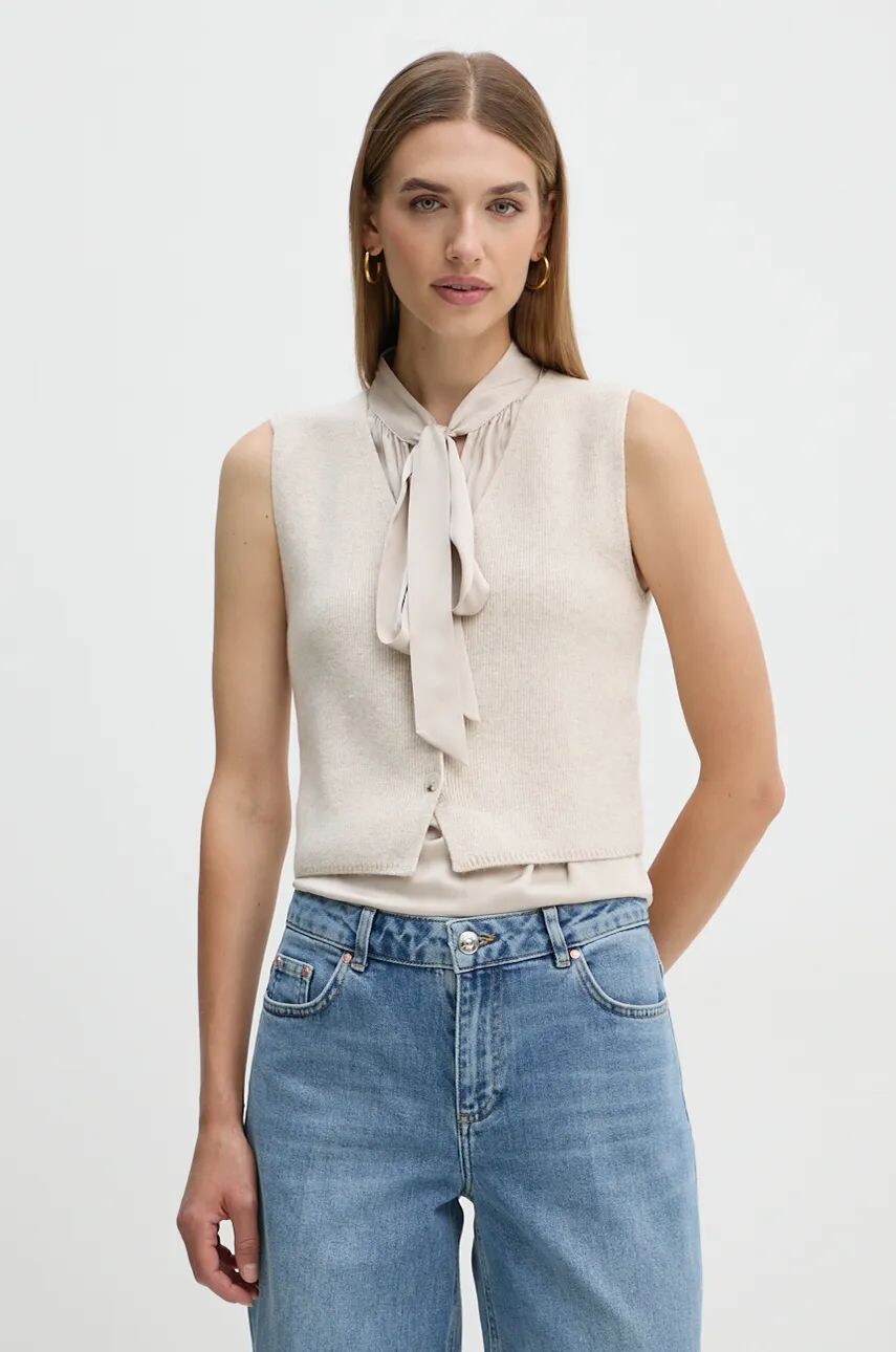 Жилет OUI с добавлением шерсти, бежевый
Жилет OUI с добавлением шерсти, бежевый