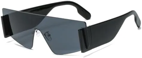 Солнцезащитные очки без оправы квадратной формы для женщин, прямоугольные солнцезащитные очки, модные женские очки коричневого цвета, цельные очки MTZJH, Black
Солнцезащитные очки без оправы квадратной формы для женщин, прямоугольные солнцезащитные очки, модные женские очки коричневого цвета, цельные очки MTZJH, Black