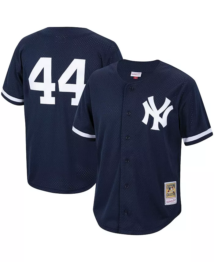 Мужская тренировочная бейсбольная майка Reggie Jackson Navy из коллекции Cooperstown New York Yankees с сетчатыми вставками Mitchell & Ness
Мужская тренировочная бейсбольная майка Reggie Jackson Navy из коллекции Cooperstown New York Yankees с сетчатыми вставками Mitchell & Ness