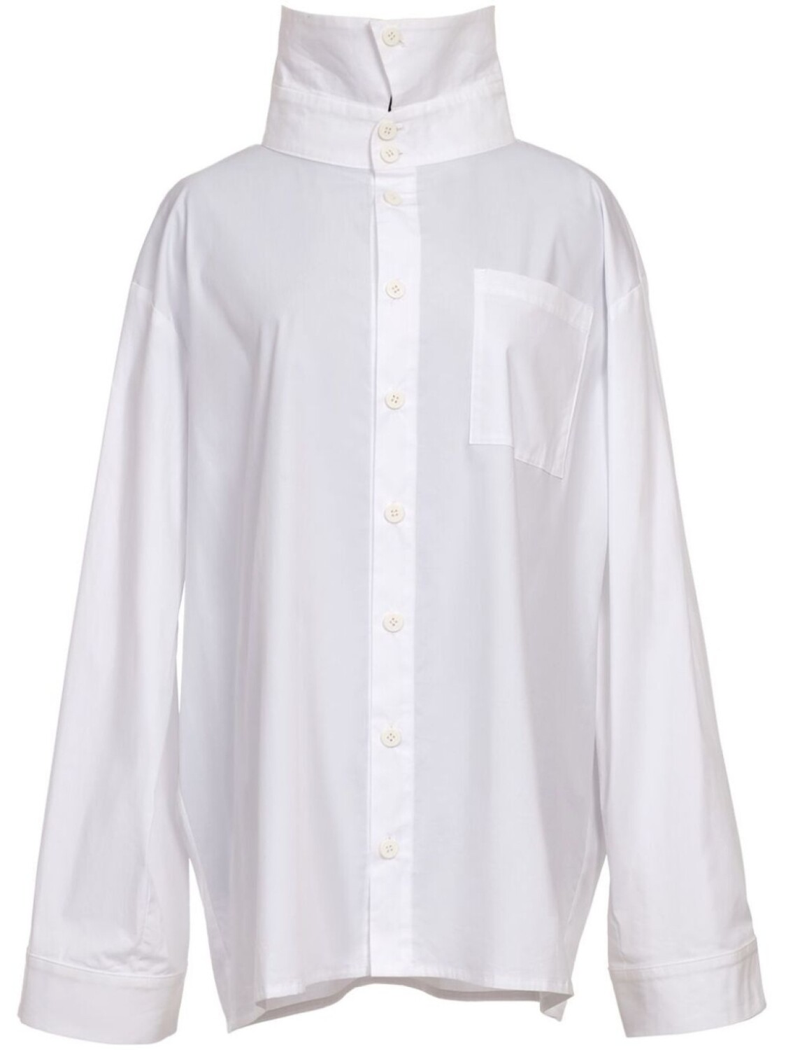 Рубашка с воротником-стойкой Natasha Zinko, белый
Рубашка с воротником-стойкой Natasha Zinko, белый