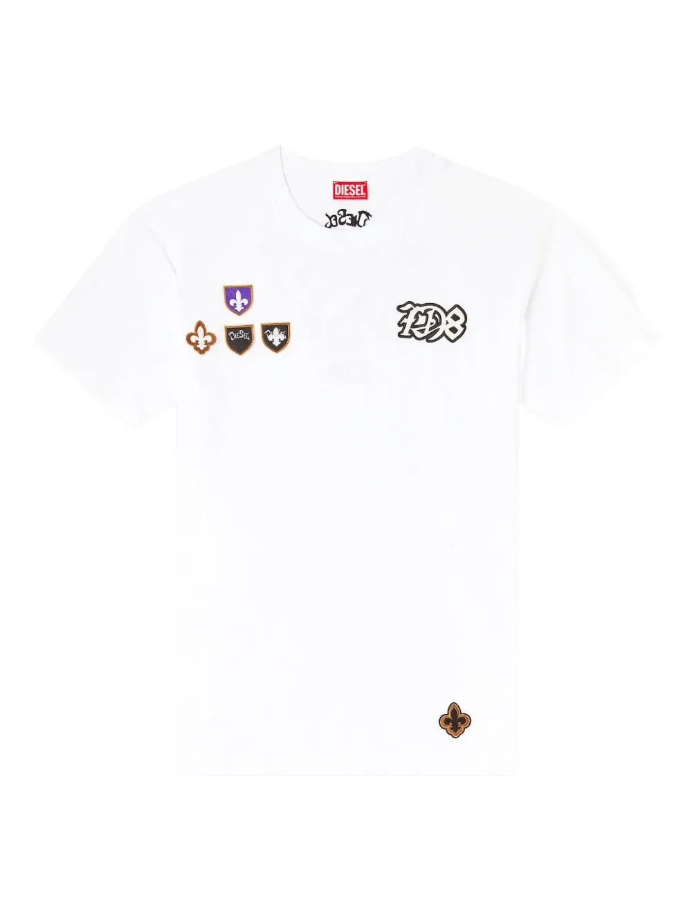 Футболка T-Norm-Cp с аппликацией Diesel, белый
Футболка T-Norm-Cp с аппликацией Diesel, белый