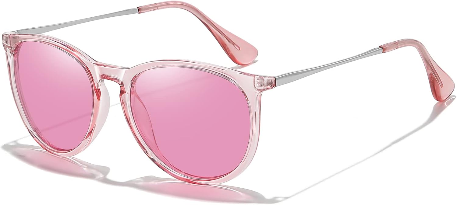 Поляризованные солнцезащитные очки CHBP для женщин и мужчин - модный винтажный классический ретро-стиль 2025 года с круглыми зеркальными линзами. Дизайнерский стиль, 1pack-pink Frame Pink Lens
Поляризованные солнцезащитные очки CHBP для женщин и мужчин - модный винтажный классический ретро-стиль 2025 года с круглыми зеркальными линзами. Дизайнерский стиль, 1pack-pink Frame Pink Lens
