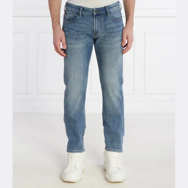 Джинсы прямого кроя Emporio Armani, синий
Джинсы прямого кроя Emporio Armani, синий