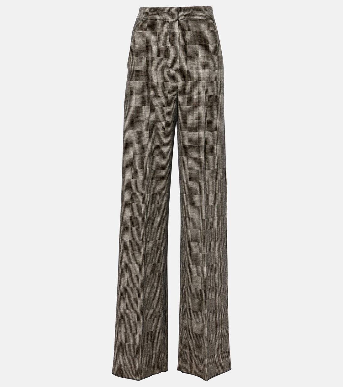 Прямые брюки из смеси шерсти коньячного цвета с узором «гусиная лапка» Max Mara, цвет nero pomice
Прямые брюки из смеси шерсти коньячного цвета с узором «гусиная лапка» Max Mara, цвет nero pomice