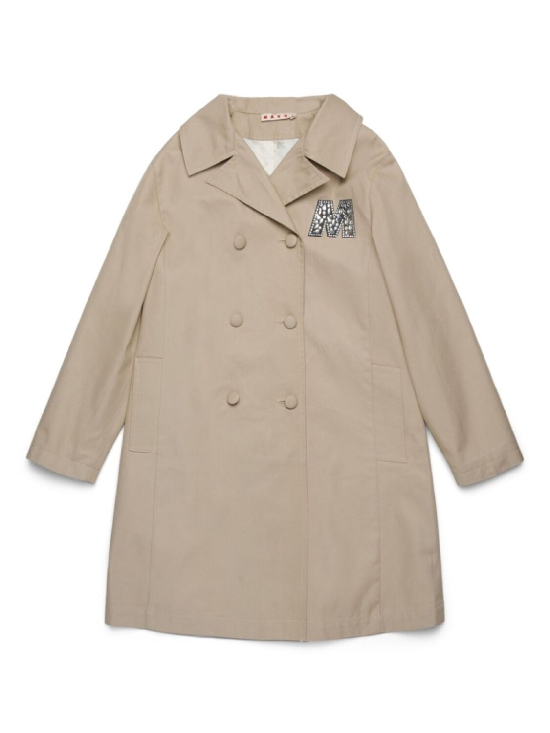 Marni Kids двубортное пальто, нейтральный
Marni Kids двубортное пальто, нейтральный