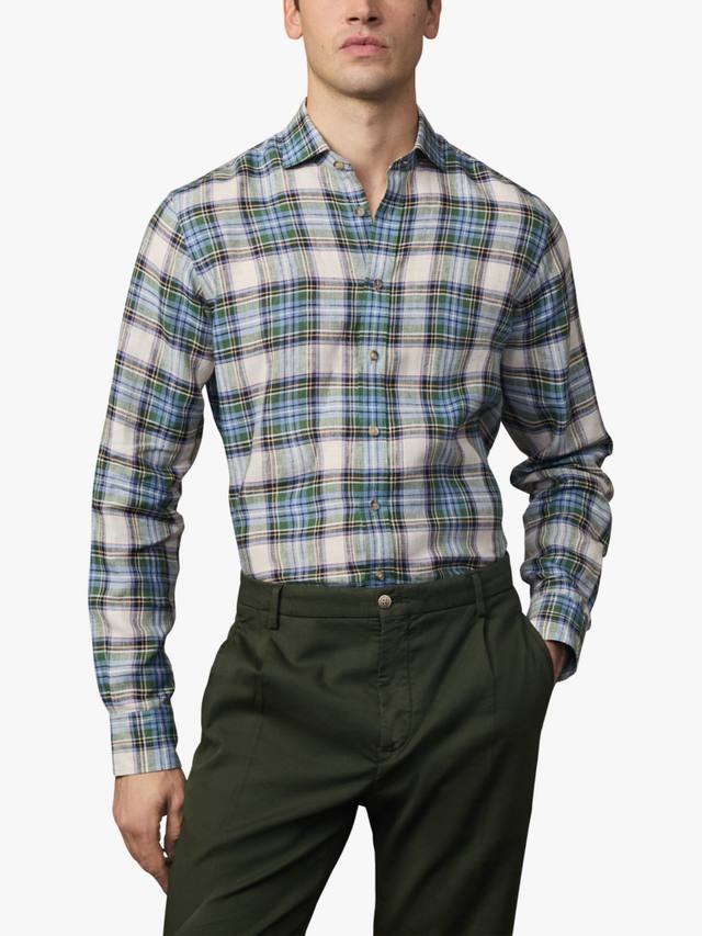 Классическая льняная рубашка Hackett London, Sage Green
Классическая льняная рубашка Hackett London, Sage Green