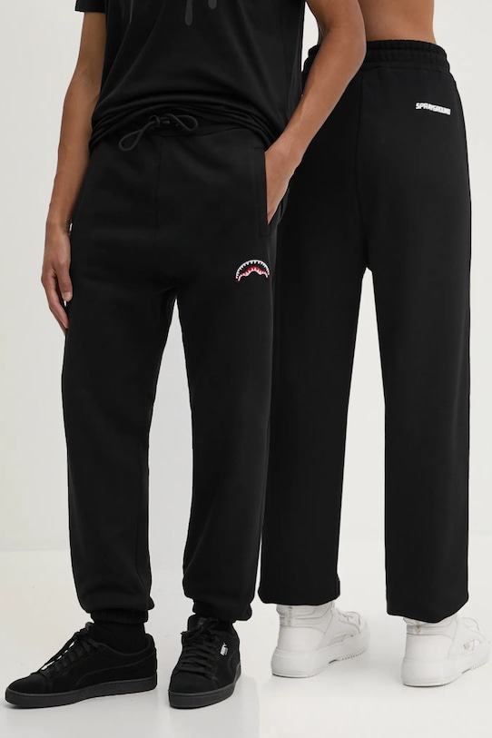 Хлопковые спортивные брюки Sprayground, черный
Хлопковые спортивные брюки Sprayground, черный